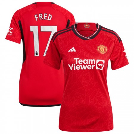 Manchester United Fred 17 Dames Thuisshirt 2023-24